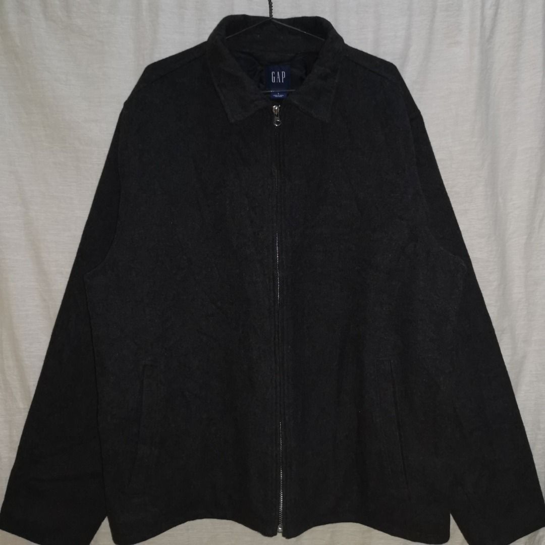 Gap Fullzip Jacket Dark Gray to Black Large fits best XL L26 x W25