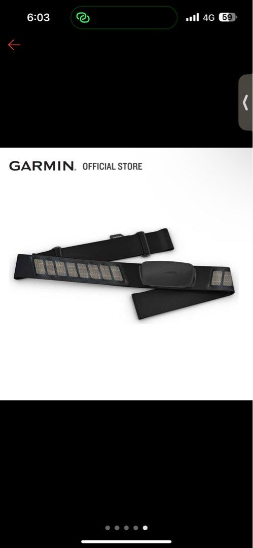 Garmin heart rate sales monitor dual