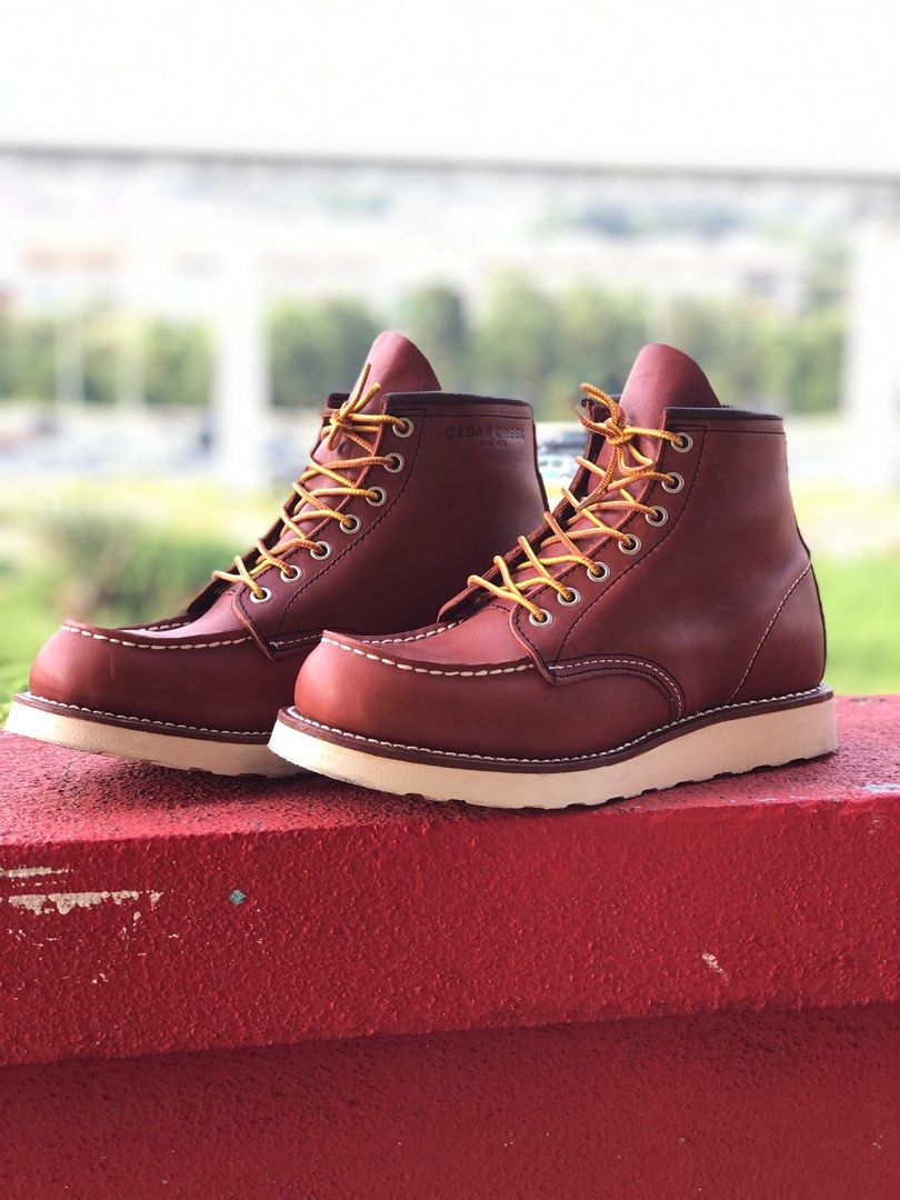 Geunuine Cedar Crest Japan Leather Boots