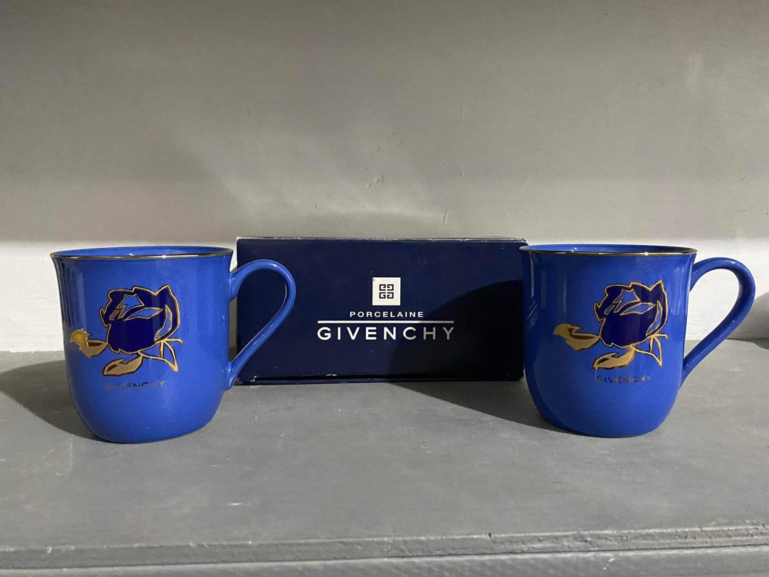 GIVENCHY MUGS PAIR, Furniture & Home Living, Kitchenware & Tableware
