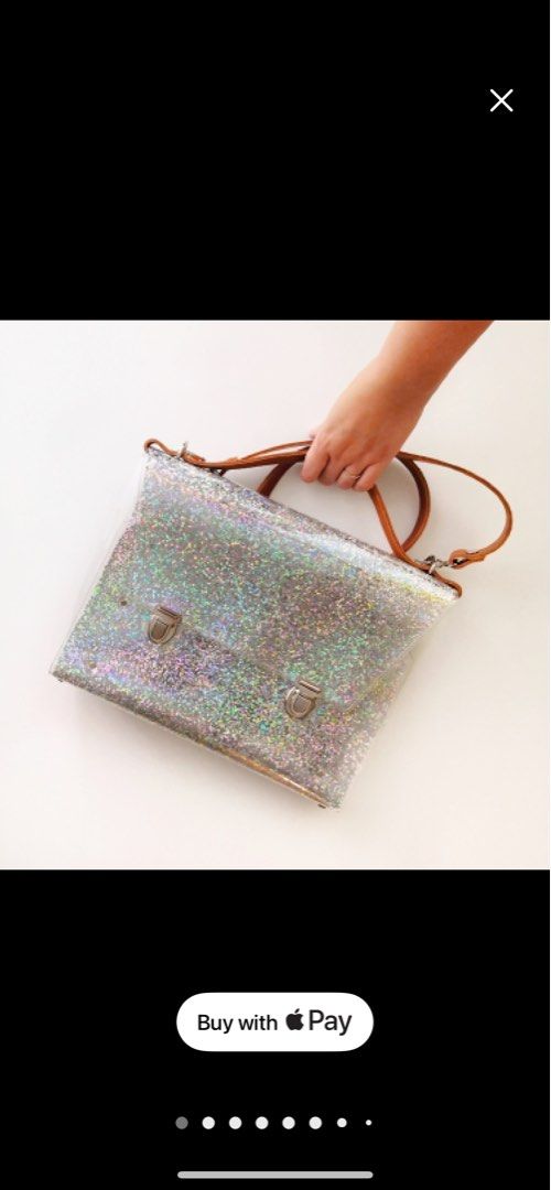 Glitter satchel