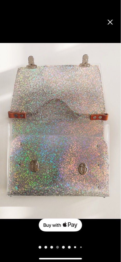 Glitter satchel