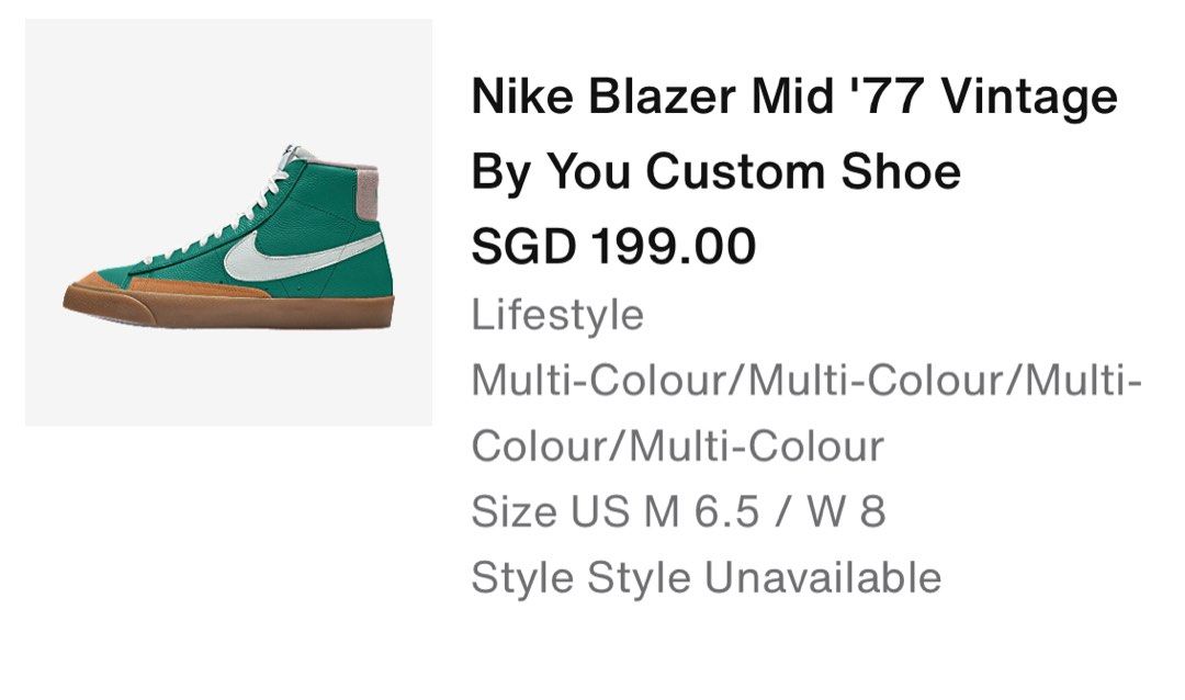 nike blazer mid 77 custom