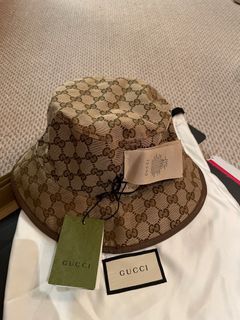 Gucci Donald Duck Bucket Hat Receipt and Tag Size L Disney Limited Used