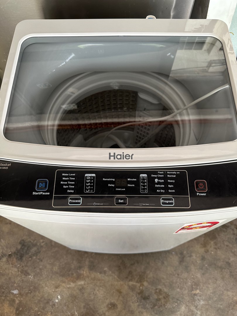 Haier 8KG Full Auto Washing Machine HWM80M826, TV & Home Appliances