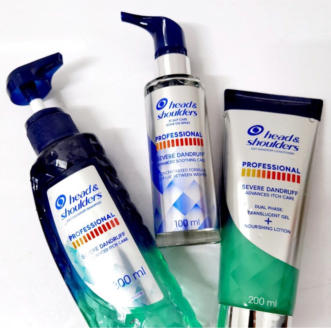 BN Set Heads & Shoulders Professional for Severe Dandruff Set ( Shampoo , Conditioner , Leave