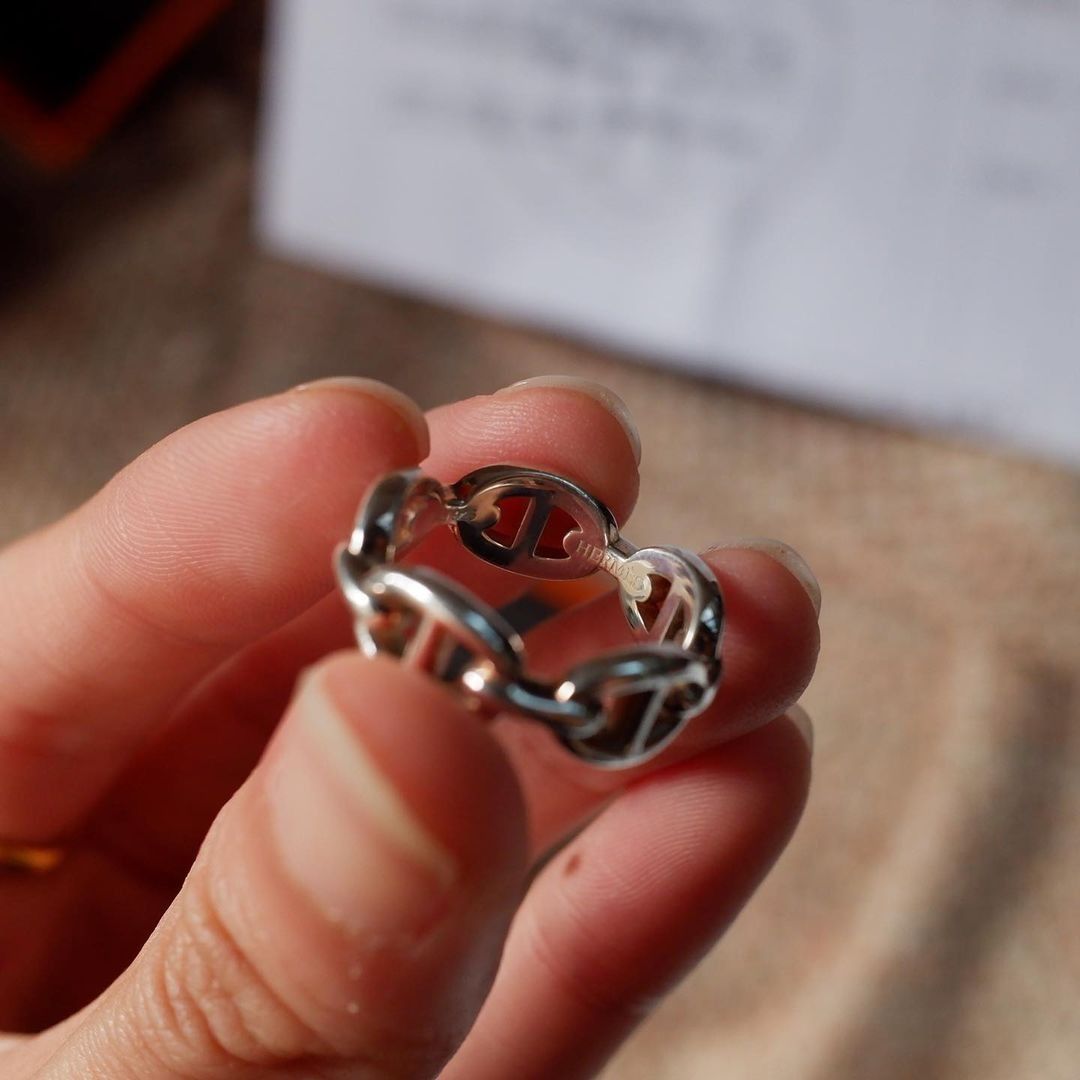 Hermes chain ring sale