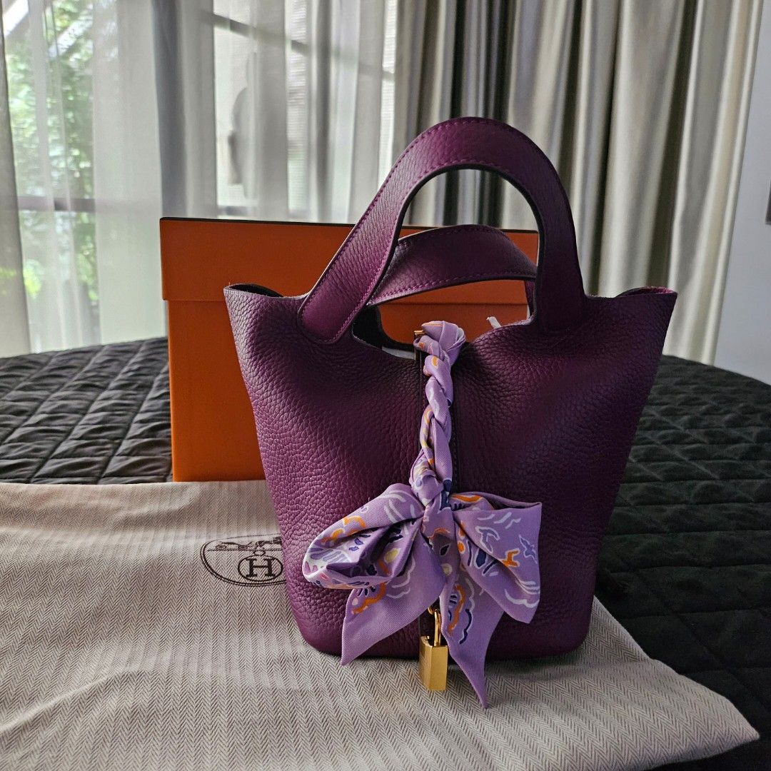 Hermes Picotin 18 Etoupe GHW, Luxury, Bags & Wallets on Carousell