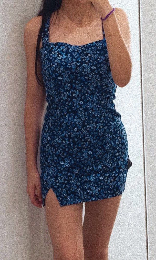 renaissance blue dress Navy Blue Chenille Corset Dress main image 0