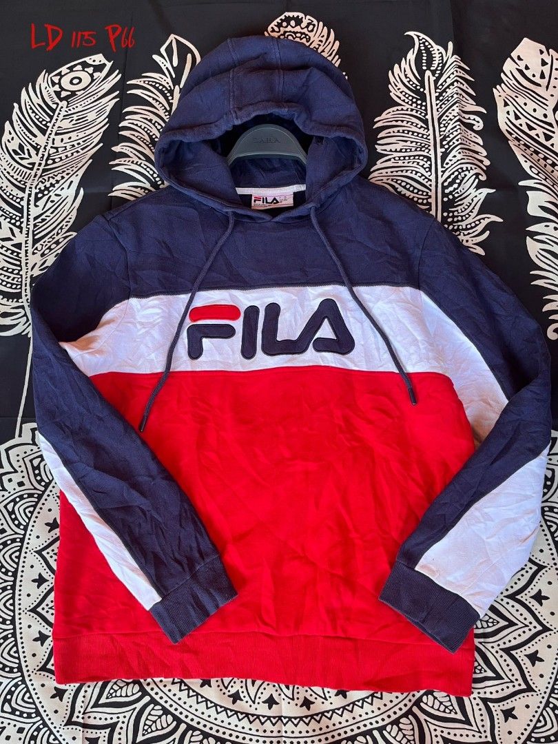 Fila tricolor store hoodie
