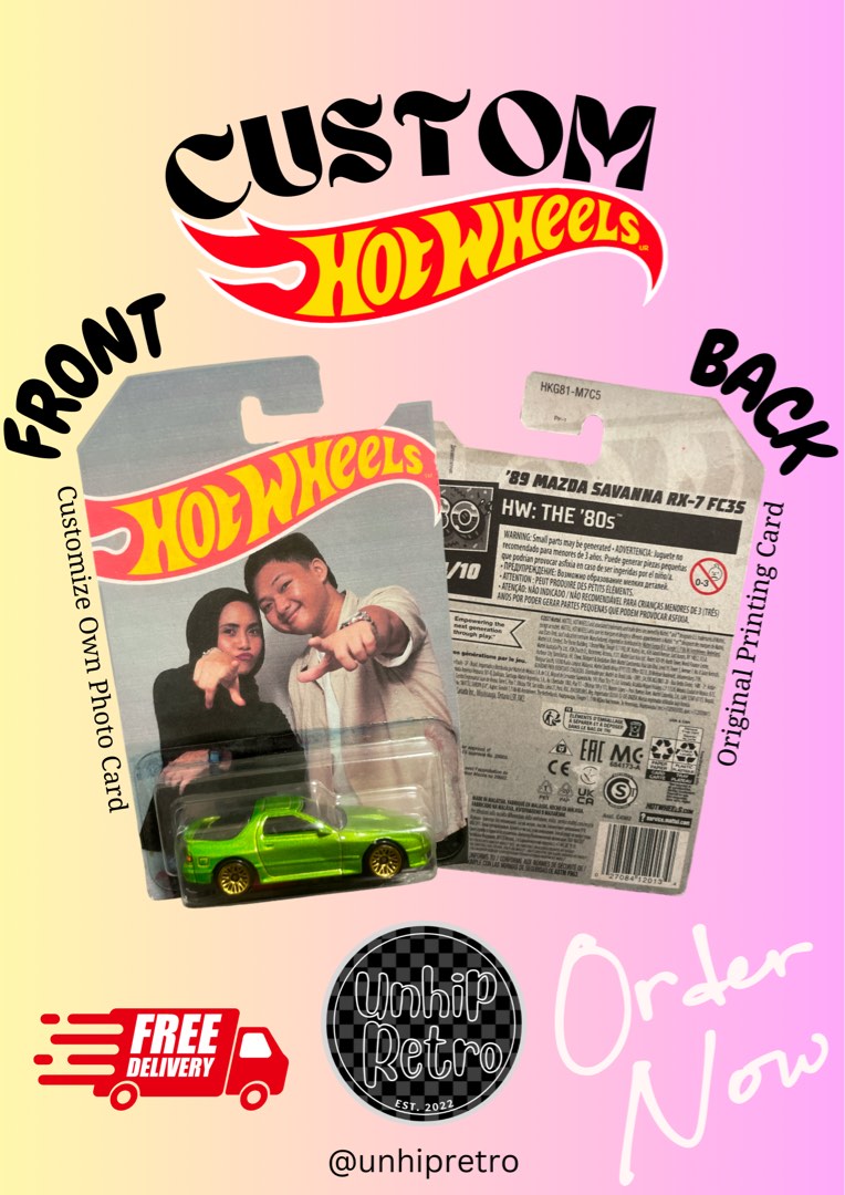 Hotwheels Custom Card unhip retro unhipretro Hobbies Toys Toys Games on Carousell