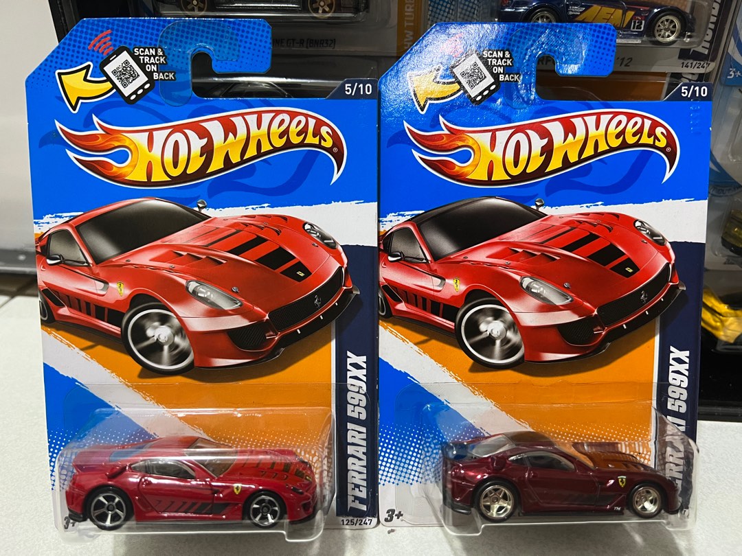Hot wheels ferrari 599xx super treasure hunt hotsell