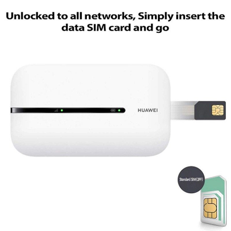 HUAWEI E5576-855 150Mbps Pocket Portable 4G WiFi Sim Card Router with ...