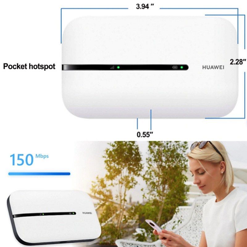 HUAWEI E5576-855 150Mbps Pocket Portable 4G WiFi Sim Card Router with ...