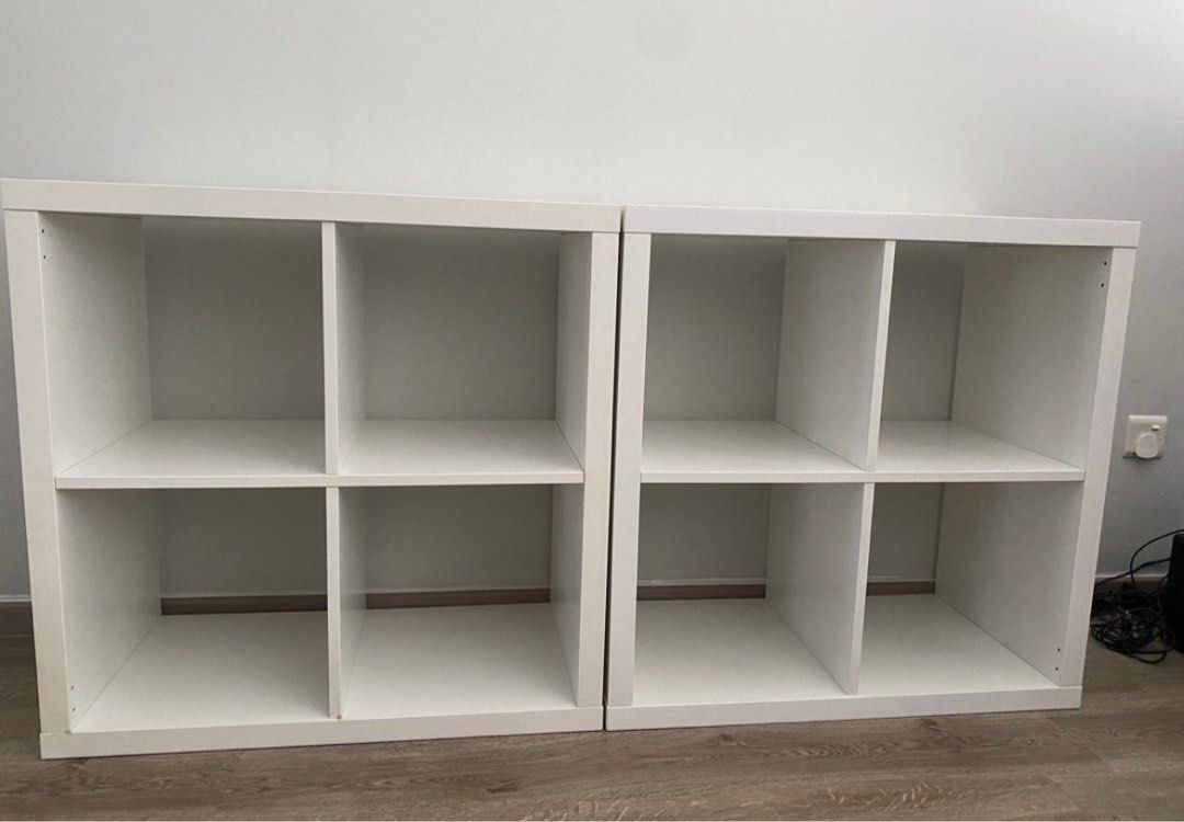 Ikea kallax + drona storage box to let go!, Furniture & Home Living