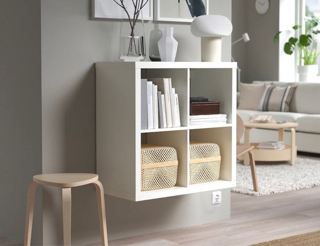 Ikea kallax + drona storage box to let go!, Furniture & Home Living