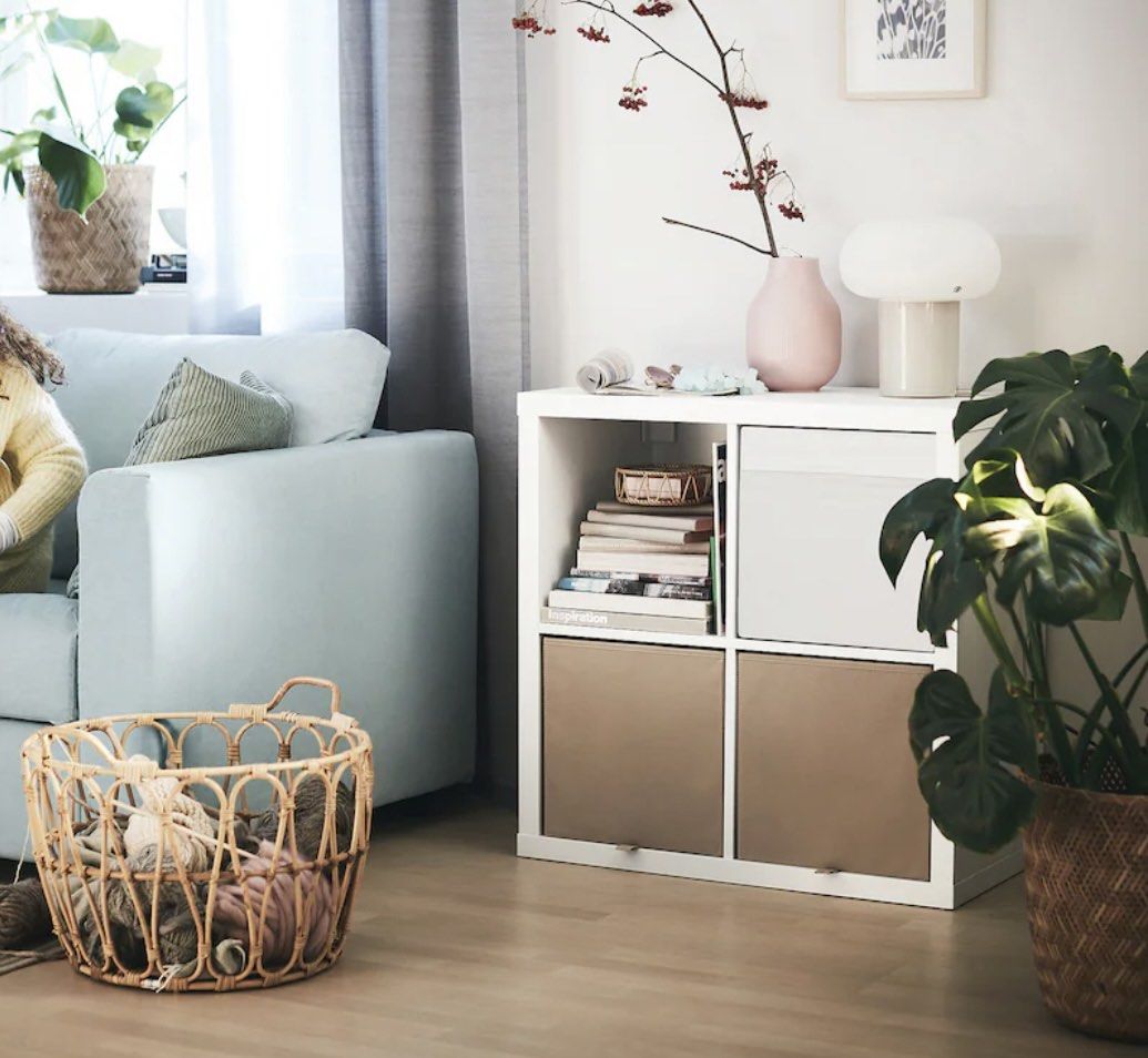 Ikea kallax + drona storage box to let go!, Furniture & Home Living