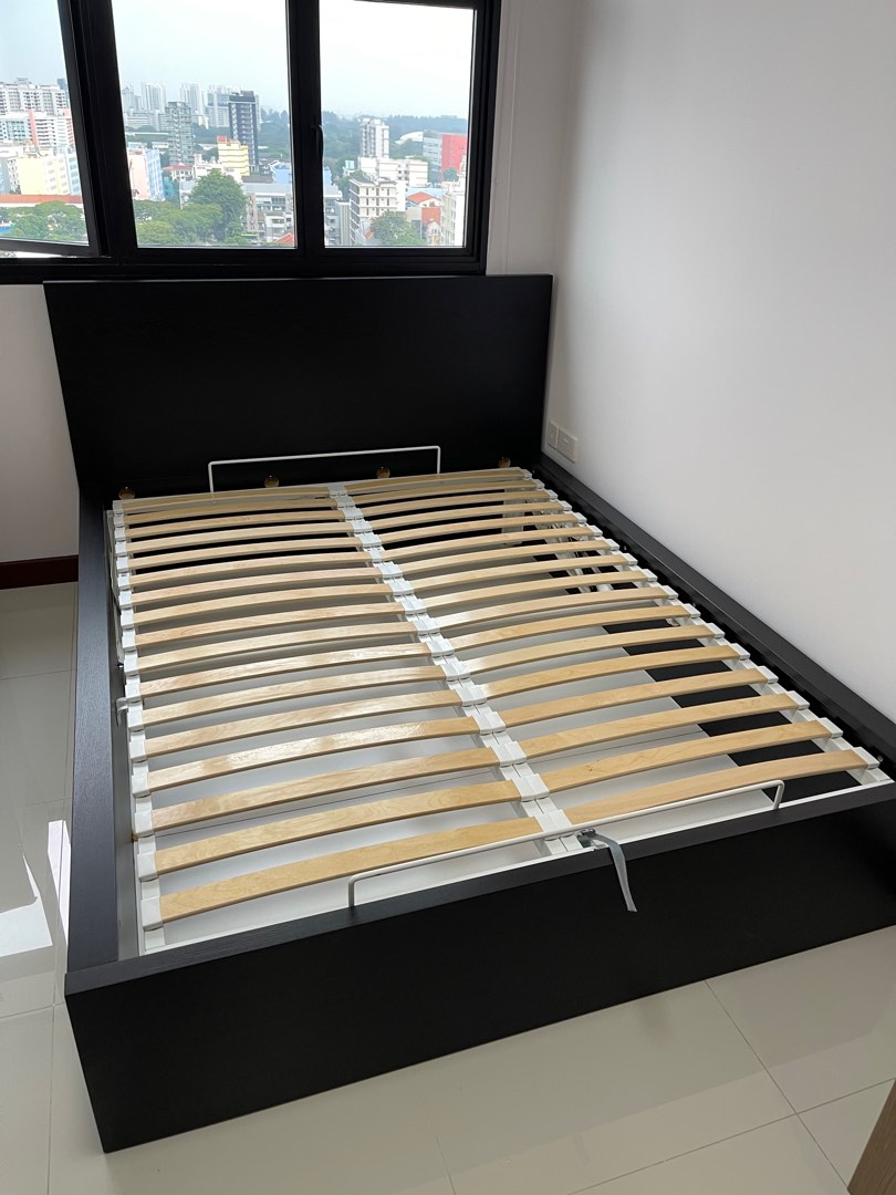 Malm ottoman deals bed ikea