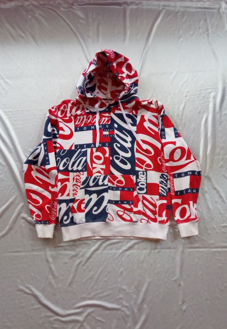 Tommy coca cola hoodie hotsell