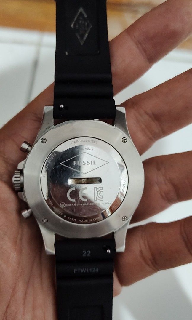 Jam Tangan Fossil Q Hybrid Smartwatch Original Fesyen Pria Jam Tangan di Carousell