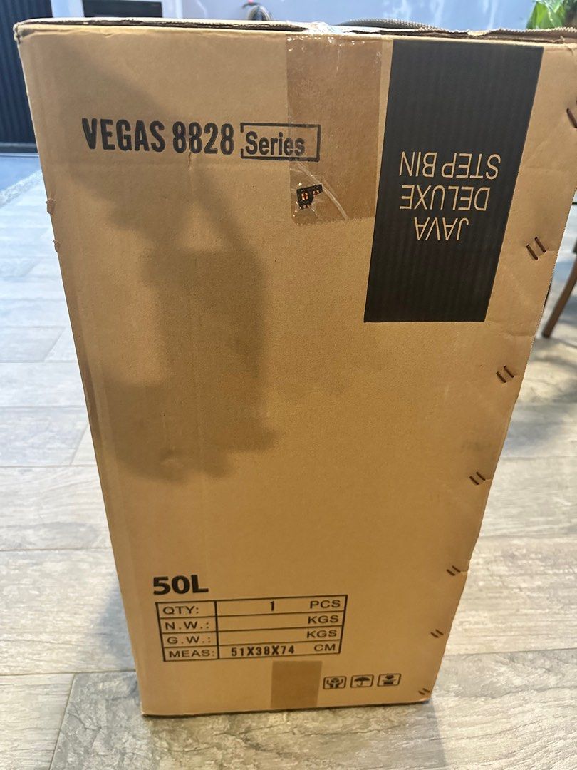 JAVA Sensor Bin JH8828 50L Grey, Furniture & Home Living, Cleaning