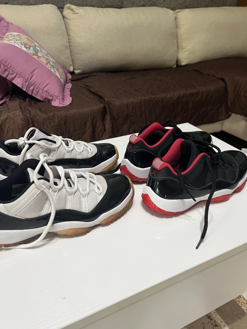 jordan 11 low concords & breads, Men's Fashion, Footwear, Sneakers on