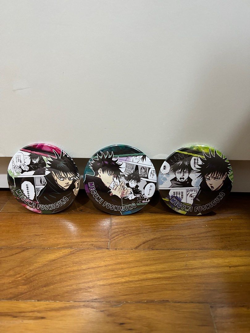 Pack Insignias Jujutsu Kaisen – Yuji, Megumi Y Nobara – Set Oficial De Metal ABYSTYLE Regalo De Fans Pack Insignias Jujutsu Kaisen – Yuji, Megumi Y Nobara – Set Oficial De Metal ABYSTYLE Regalo De Fans