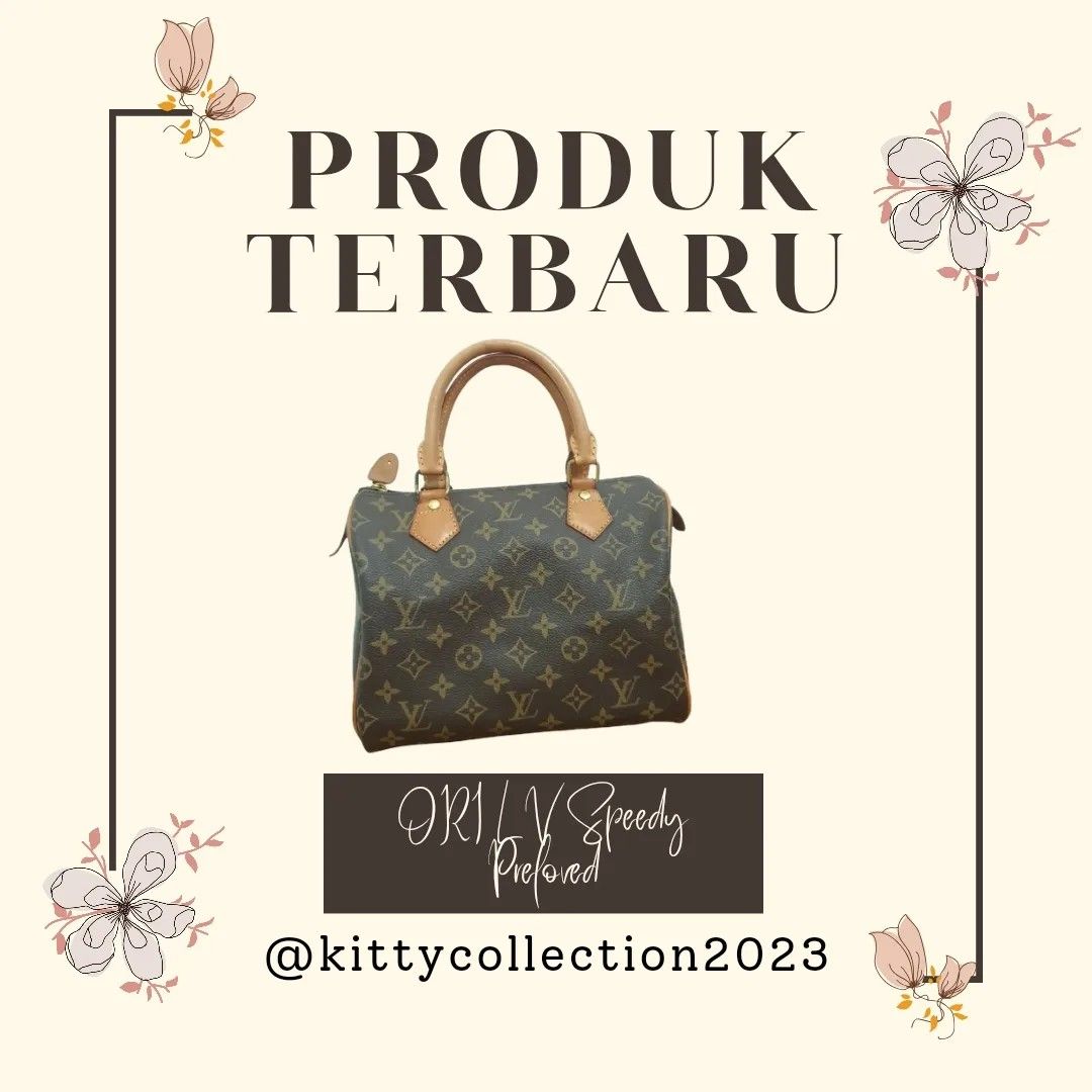 Tas Wanita Original Louis Vuitton Speedy 35 Second Preloved Authentic  Bekas, Barang Mewah, Tas & Dompet di Carousell