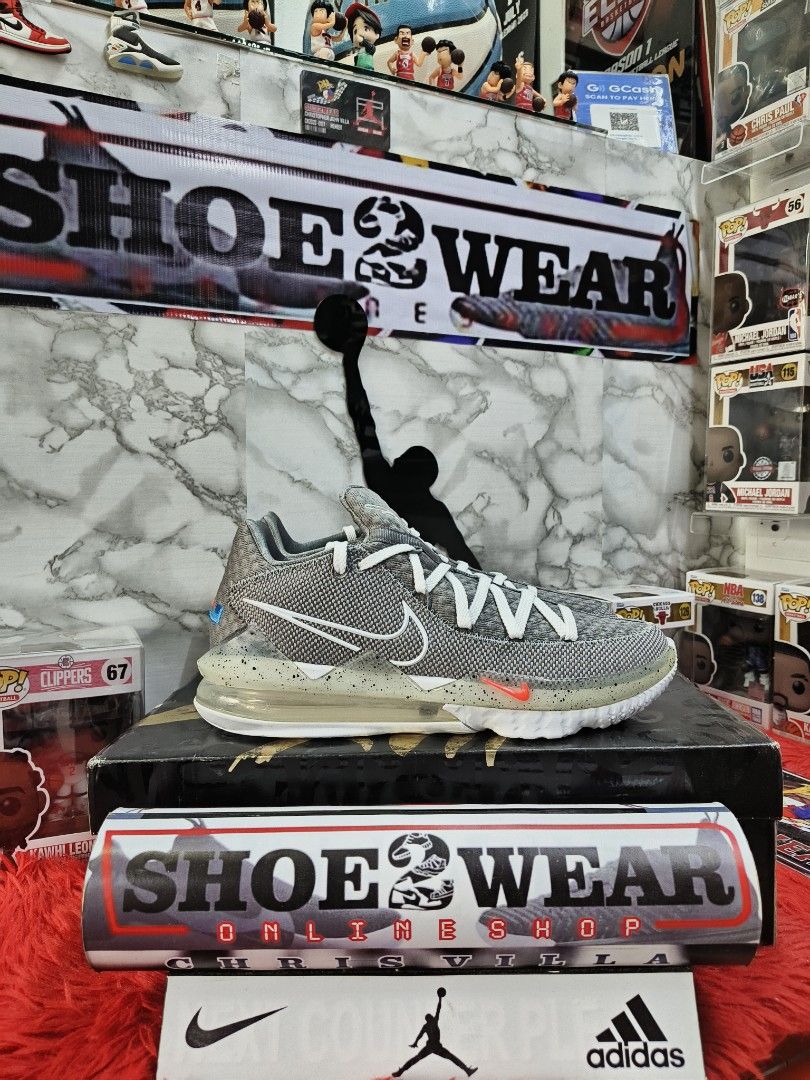 Lebron 17 Low Particle Grey Men s Fashion Footwear Sneakers on