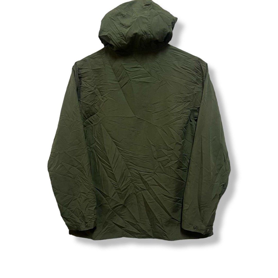 Dark green windbreaker best sale