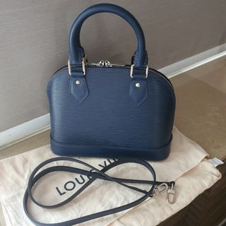Louis Vuitton Shoulder Bag Epi Messenger Bb Blue Navy Leather Crossbody Men
