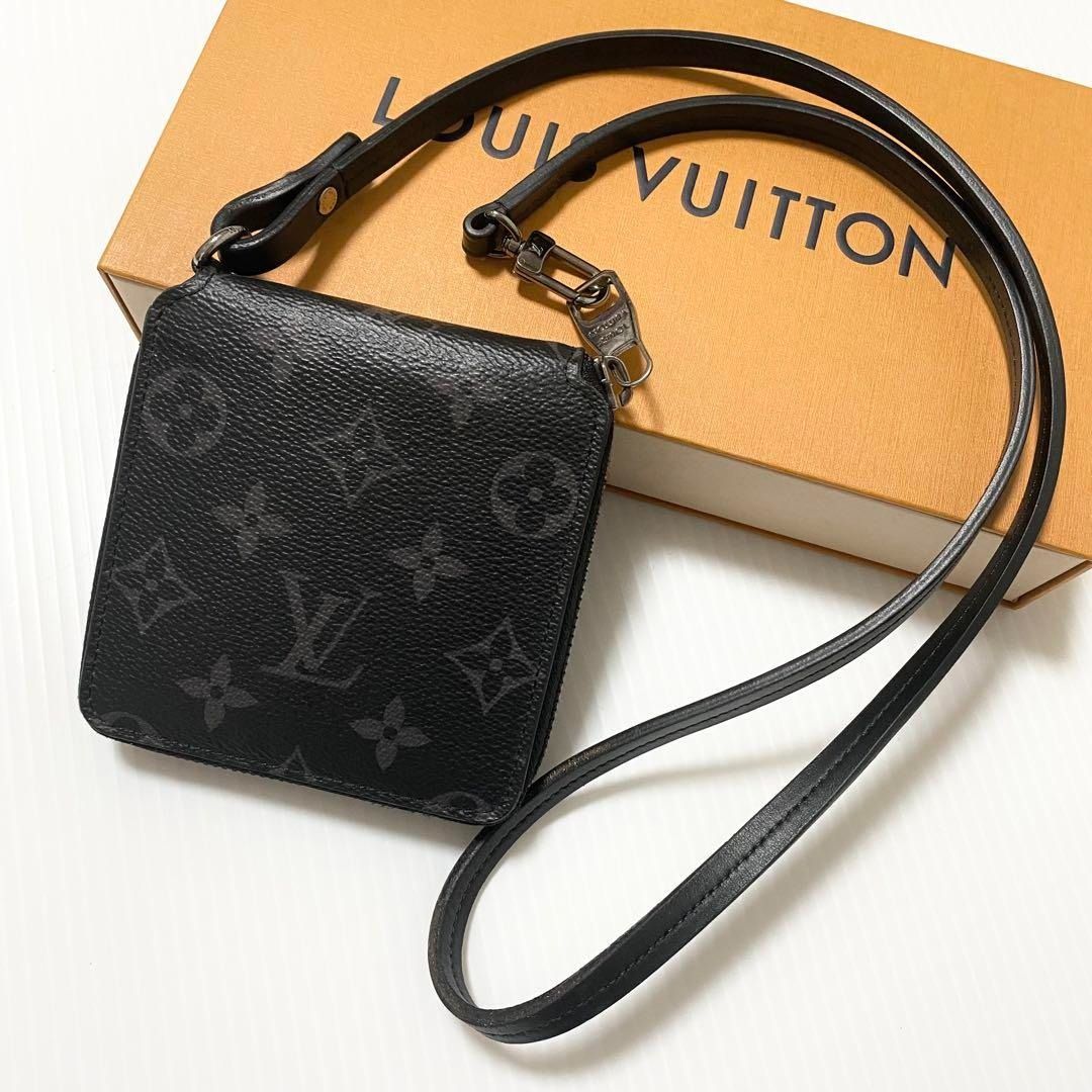 LOUIS VUITTON Zippy Compact Wallet Noir M80426 Monogram Eclipse– GALLERY  RARE Global Online Store