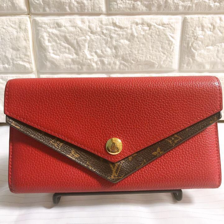 SOLD) Like Brand New Louis Vuitton Double V Bag in Classic Monogram and  Red, Luxury, Bags & Wallets on Carousell