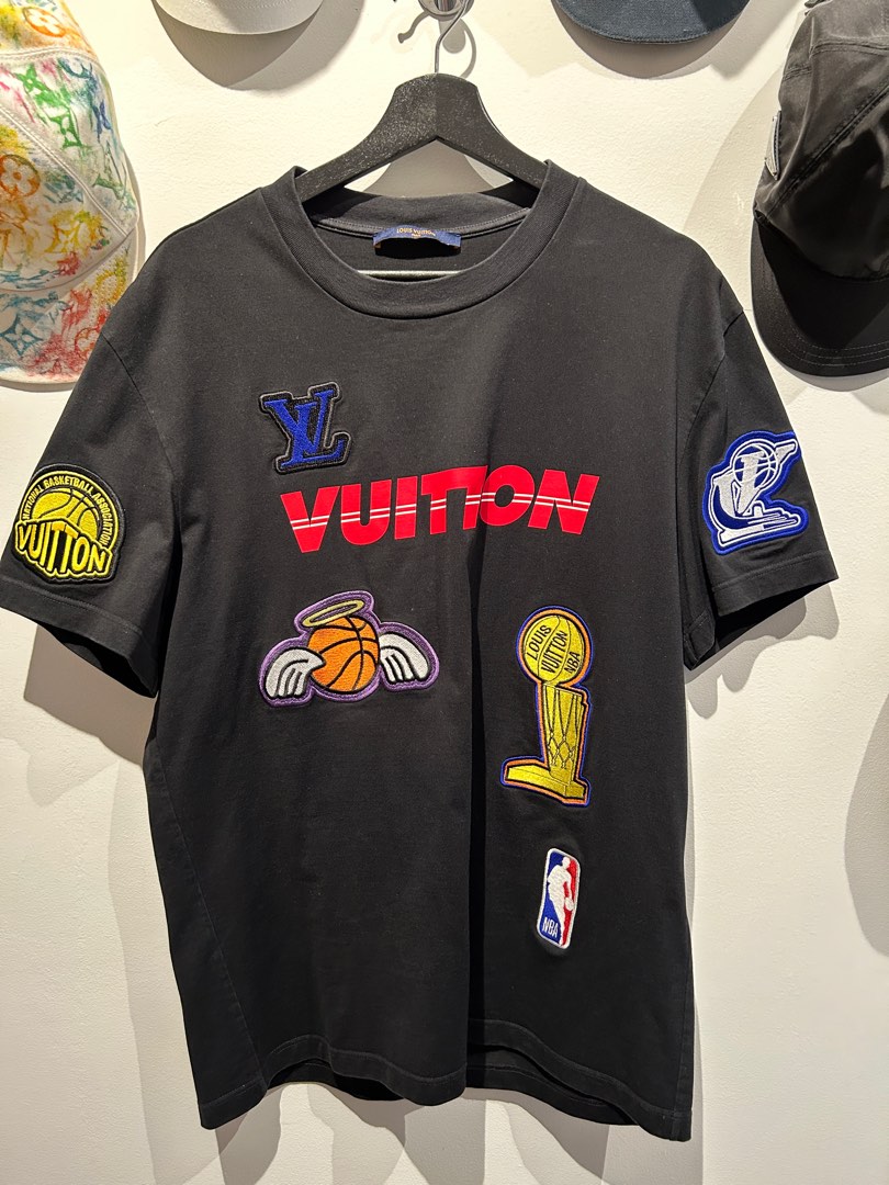 LV basketball t shirt, Luxury, Apparel on Carousell