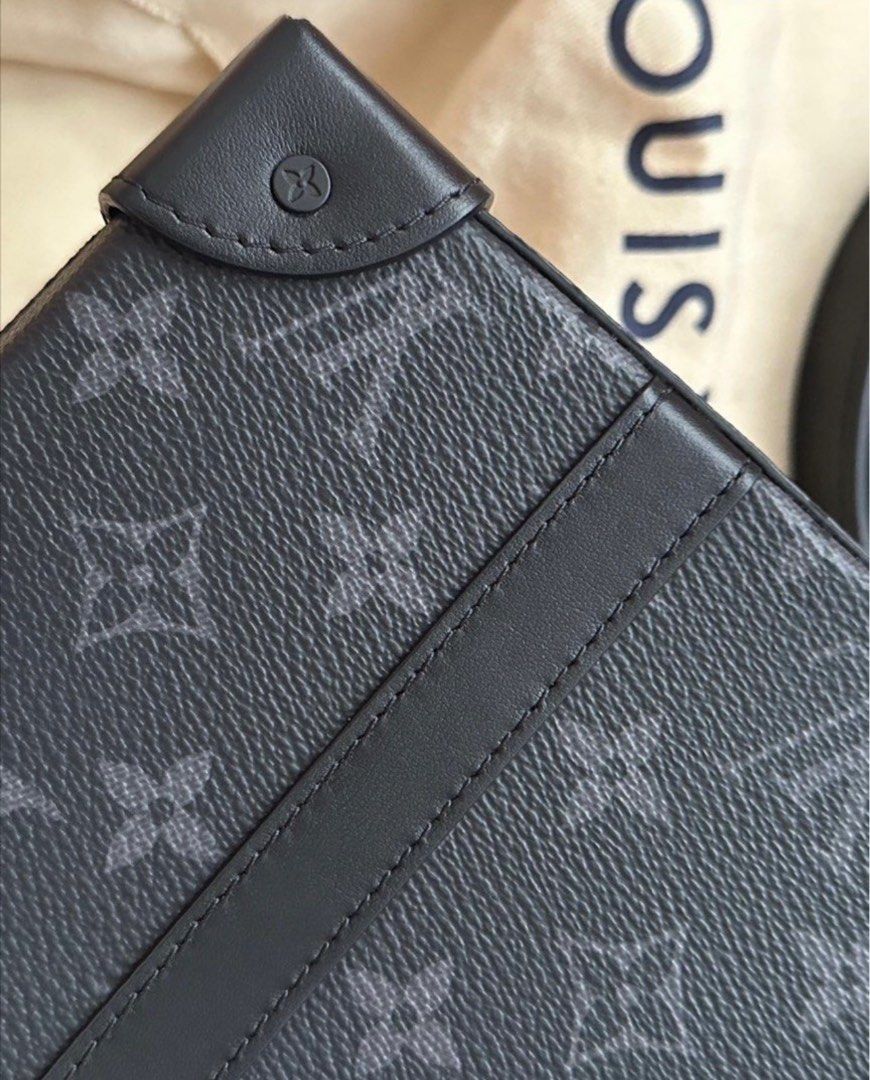 Louis Vuitton Soft Trunk Wearable Wallet Dark Shadow Gray in