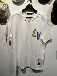 Louis Vuitton x NBA Logo Letter Print White 1A8X8R US XL