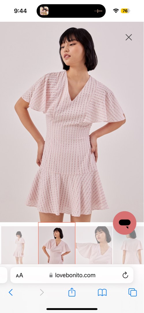 Buy Tanisha Blouson Sleeve Ruched Babydoll Dress @ Love, Bonito, Shop  Women's Fashion Online