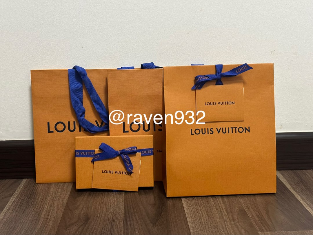 LV 100% Authentic Gift Bag Wallet Box Paper Bag, Luxury, Bags & Wallets on  Carousell