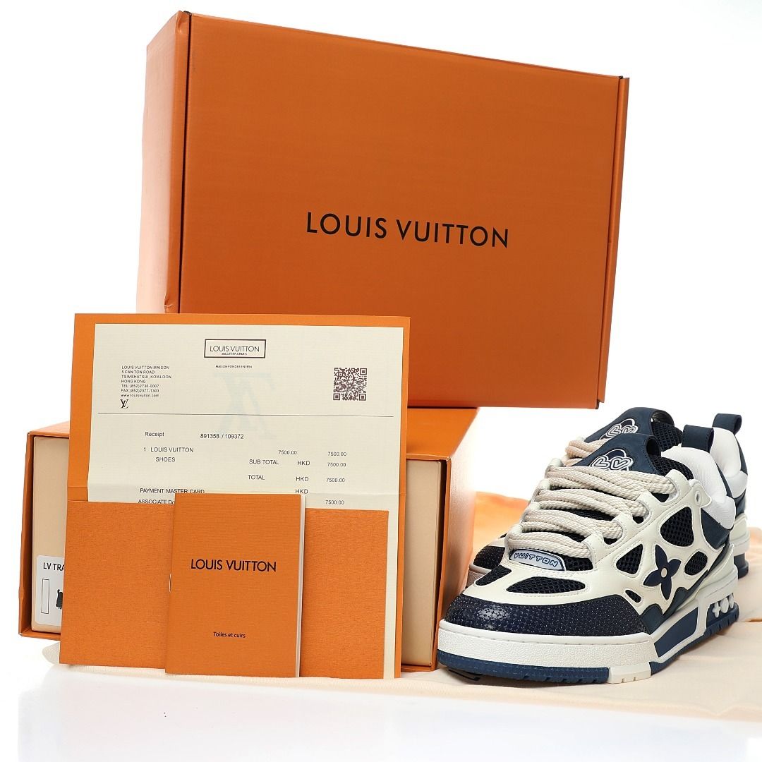 LV Bread Shoes brand new LV Louis Vuitton Louis Vuitton Skate 1854 Low  Sneaker LV54 series