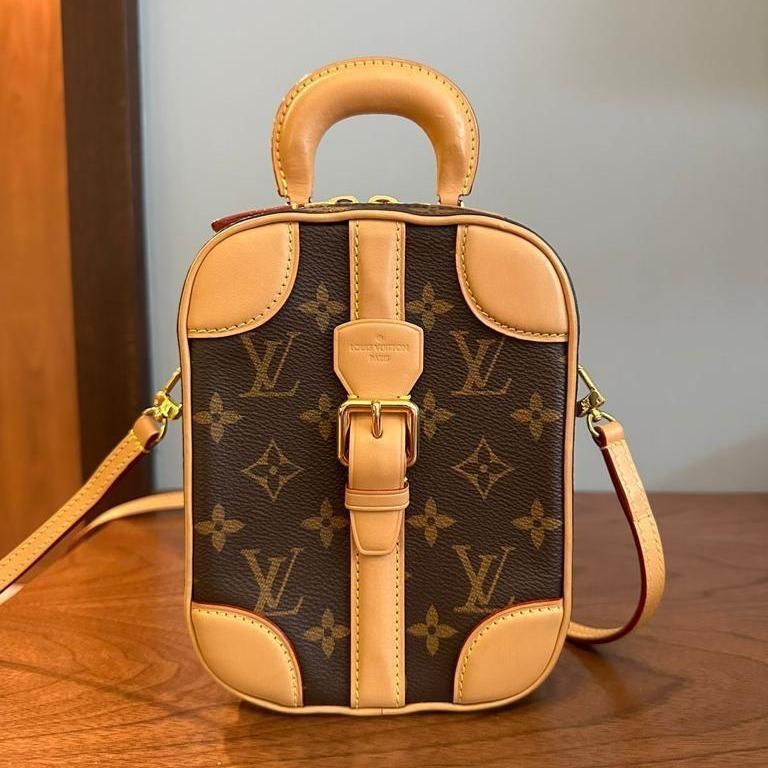 LV Mini Luggage Vertical 2019 Complete Set fl Barang Mewah Tas Dompet di Carousell