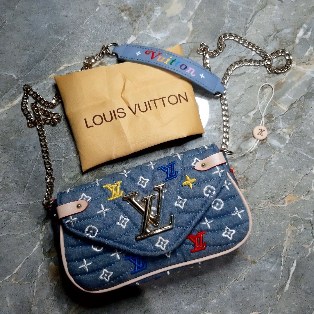 Louis Vuitton Tote Bag (Blue) - Louis 200, Women's Fashion, Bags & Wallets,  Shoulder Bags on Carousell