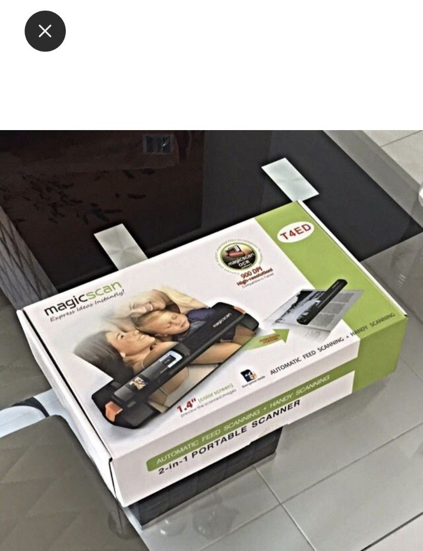 Magicscan 2-in-1 Portable Scanner, Computers & Tech, Printers, Scanners ...
