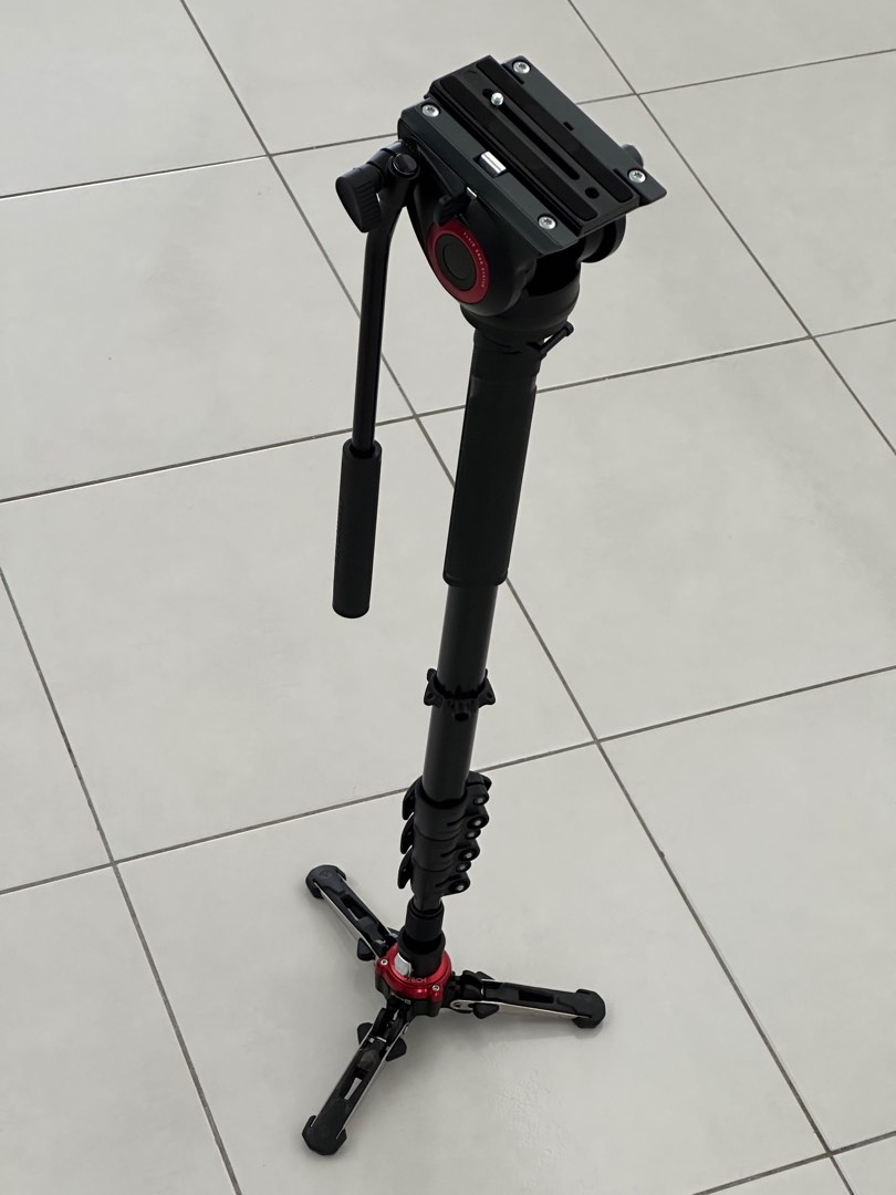 Manfrotto MVMXPRO500 XPRO Video Monopod with fluid head and base