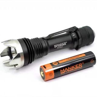Manker Striker BLACK LUMINUS SFT40 CW LED 2300L Rechargeable Tactical Flashlight