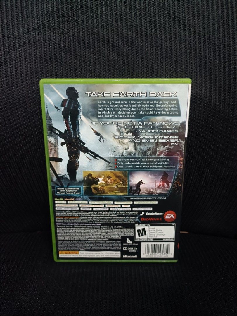 Mass Effect 2&3 - Xbox 360 - Used (Category: Xbox) located in Quezon City. Submitted by toybaulph (Listing ID 1257501553, Image 3). Description: For Sale!!! Mass Effect 2 and 3 for the Microsoft Xbox 360 Game discs are in great condition Tested and Working Price: 650 --> 550 nalang Meetups@Burger King Timog Ave, Vertis North Delivery fee c/o buyer.