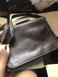 Men's Vintage Postilen Briefcase