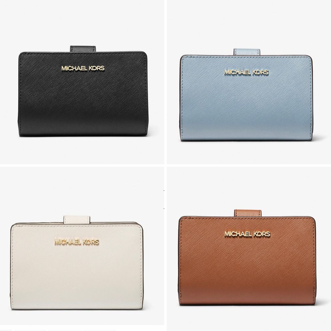 Michael Kors Medium Crossgrain Leather Wallet Women s Fashion Bags Wallets Wallets Card Holders on Carousell