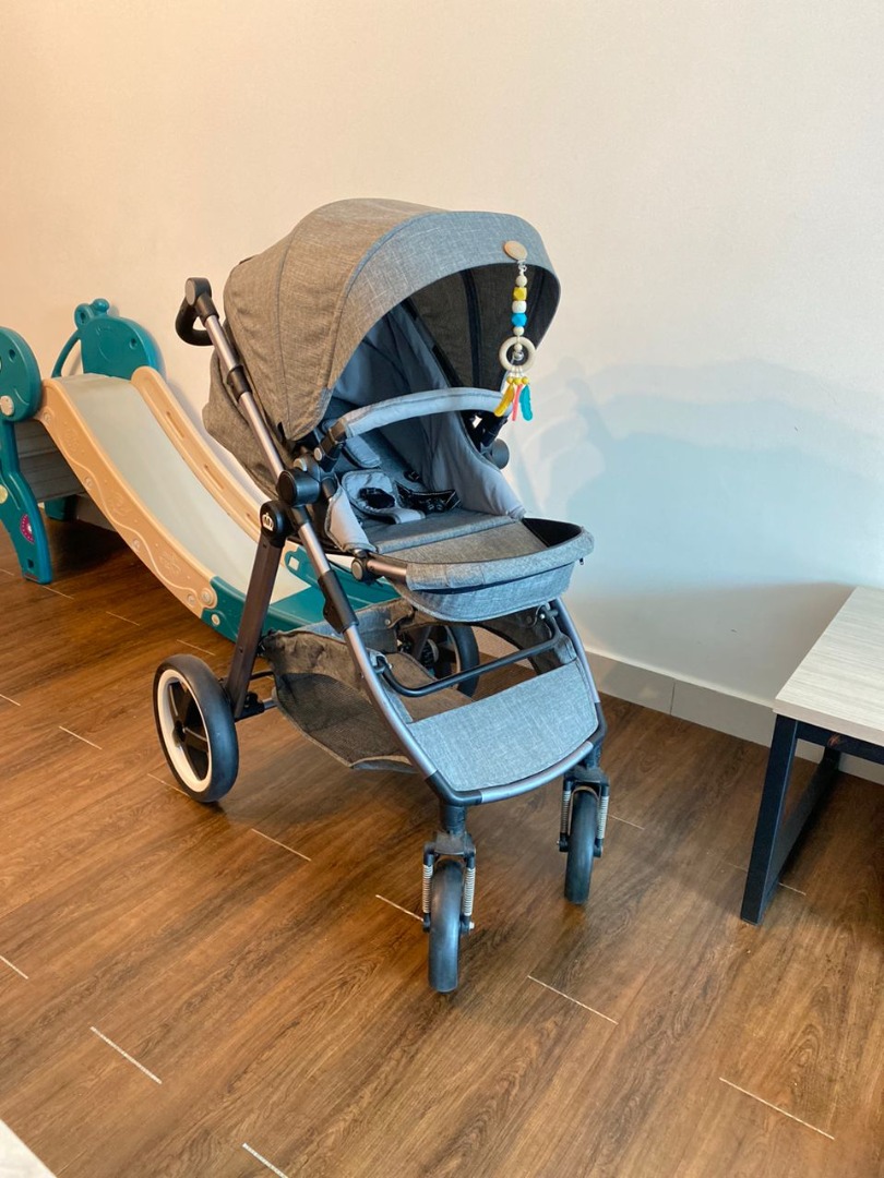 Mimosa First Class Travel System (Baltica Grey) Baby to Toddler Stroller, Babies & Kids