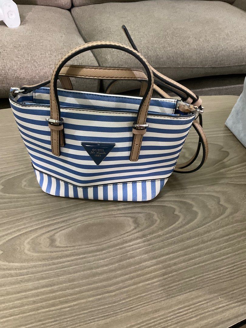 Guess striped bag 2025