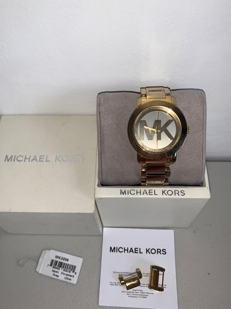 MK Gold Watch